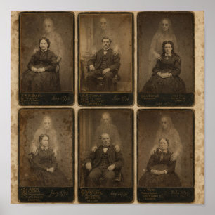 Poster Photographies d'Esprit Victoriennes Portraits Hant