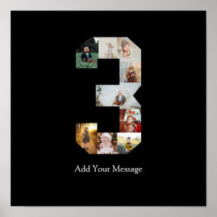 Poster Photomontage en noir et blanc numéro 3