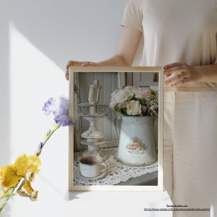 Poster Phototype moderne vintage Shabby chic style