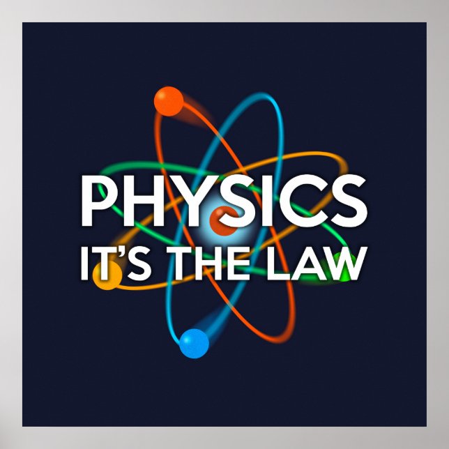 Poster PHYSIQUE. C'EST LA Science DU DROIT (Devant)