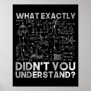 Poster Physique Citations Cadeaux Science Black Uni Adult