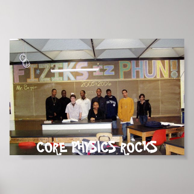 Poster Physique de base (Devant)