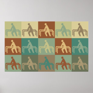 Poster Physothérapie Pop Art