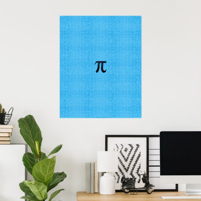 Poster Pi (Bureau à domicile)