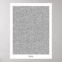 Pi art - Graphic Pi à la 31,415ème décimale