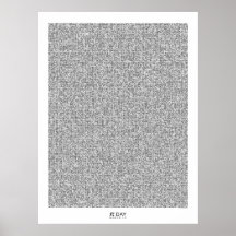 Pi art - Graphic Pi à la 31,415ème décimale