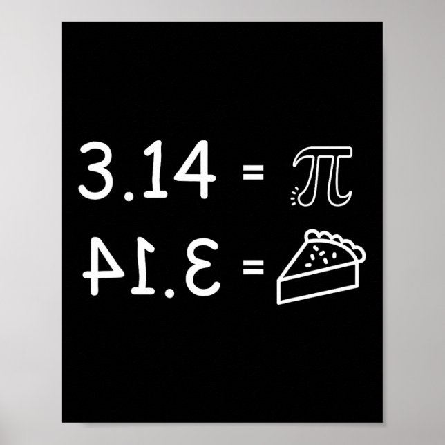 Poster Pi Conspiration Pie Fun Pi Day Math (Devant)