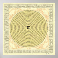 Pi dans une spirale ~ Math comme art