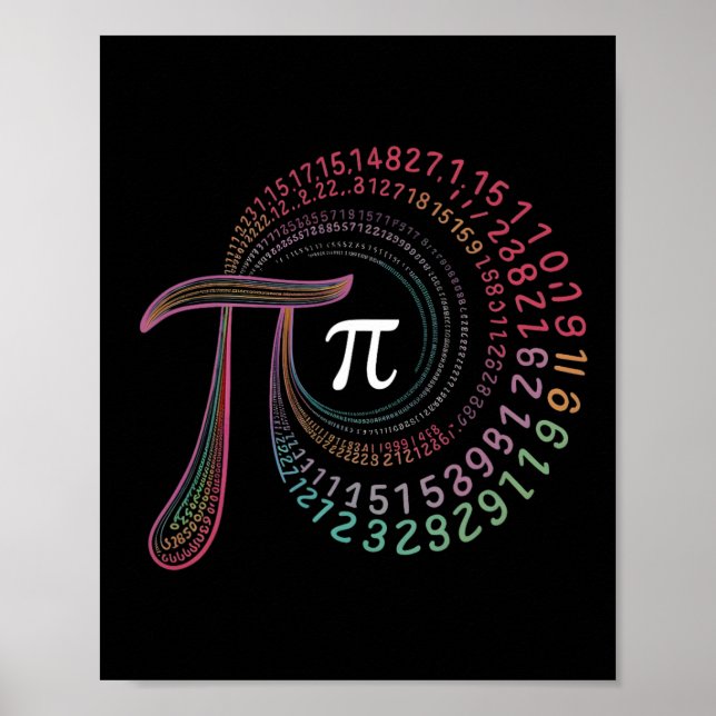 Poster Pi Day 3.14159 Pi Symbole Enseignant Sciences Et M (Devant)