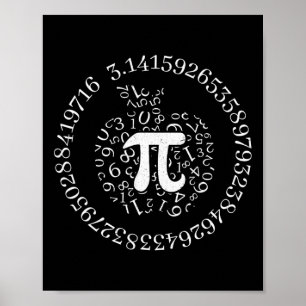 Poster Pi Day Apple Graphic Cute Funny Math Lover Pie Pun