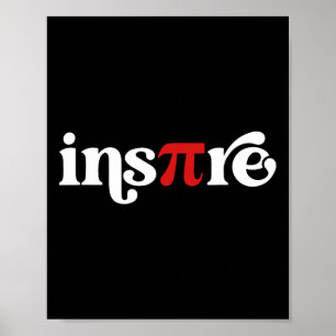 Poster Pi Day Inspire 3.14 Symbole Math Enseignant Scienc
