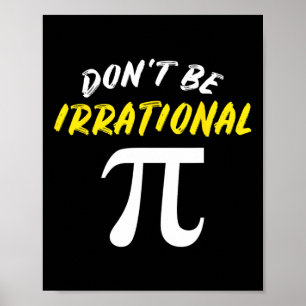 Poster Pi Day Math Science Drôle Enseignant Cadeaux Mens 