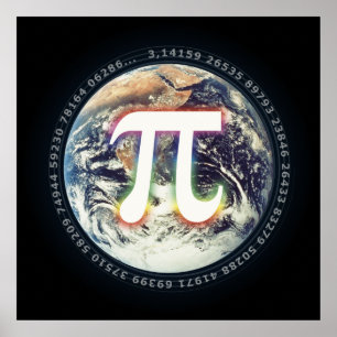 Poster Pi Day sur Terre   Maths