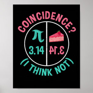 Poster Pi Equals Pie For Pi Day Célébré Du 3 Au 14 Mars