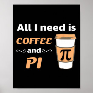 Poster Pi Jour Café Lover Math Géométrie Calculus Trigono