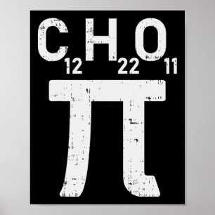 Poster Pi Jour Chemise à sucre Symbole Formule Math Chimi