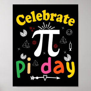 Poster Pi Math Science Stem Don 3.14 Pi Jour 1