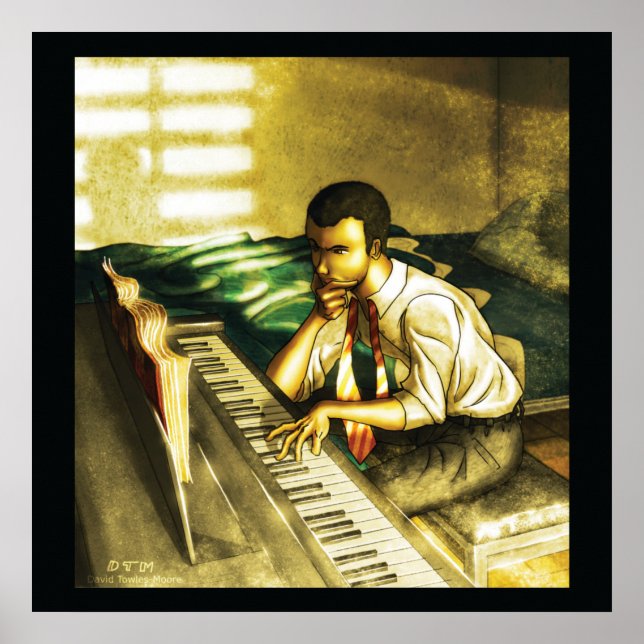 Poster Pianiste (Devant)