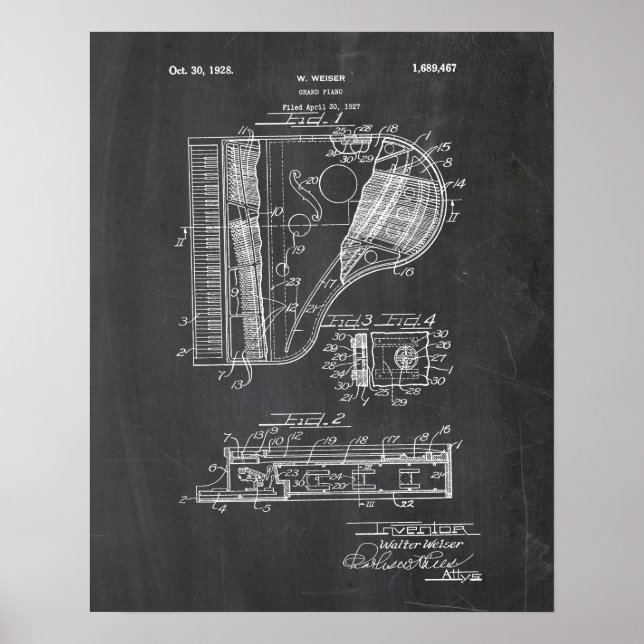 Poster Piano-brevet (Devant)