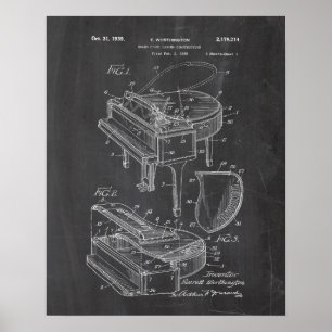 Poster Piano-brevet
