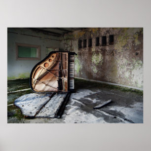 Poster Piano mort