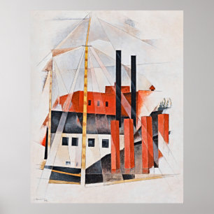 Poster Piano Mover's Holiday par Charles Demuth -