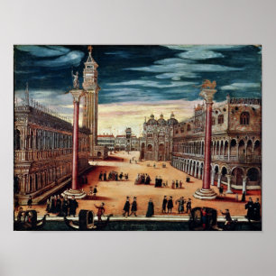 Poster Piazzetta di San Marco, Venise