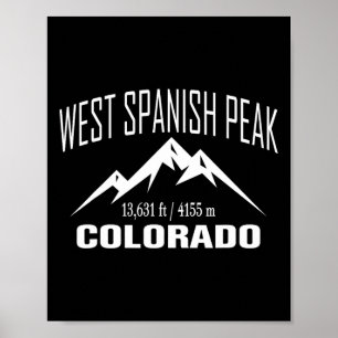 Poster Pic espagnol ouest Colorado Climbing Summit Club O