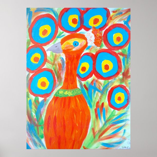 Poster Pic orange (Devant)