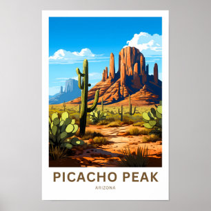 Poster Picacho Peak Arizona Imprimer