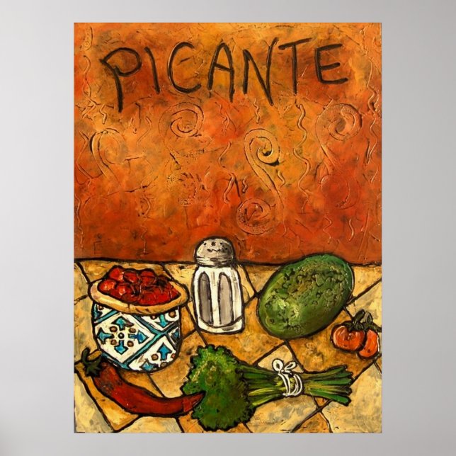 Poster Picante HOT CHAUD CHAUD (Devant)