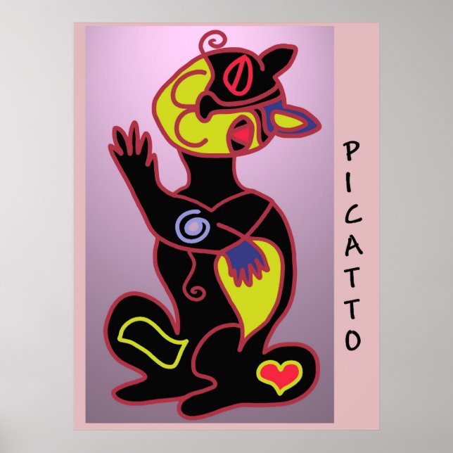 Poster PICATTO en couleur (Devant)
