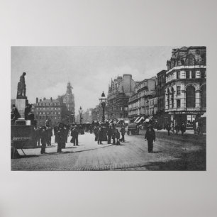 Poster Piccadilly, Manchester, vers 1910