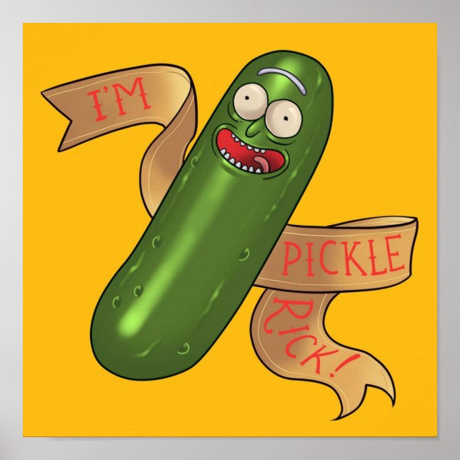 Poster Pickle Rick (Devant)