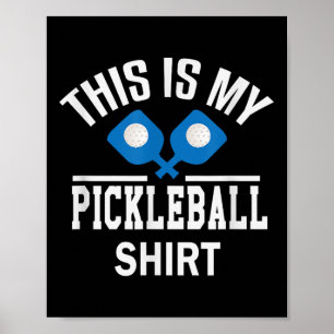 Poster Pickleball - Dinker Badminton Tennis Pickleball Ca