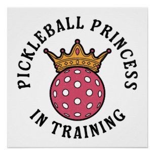 Poster Pickleball femmes drôle