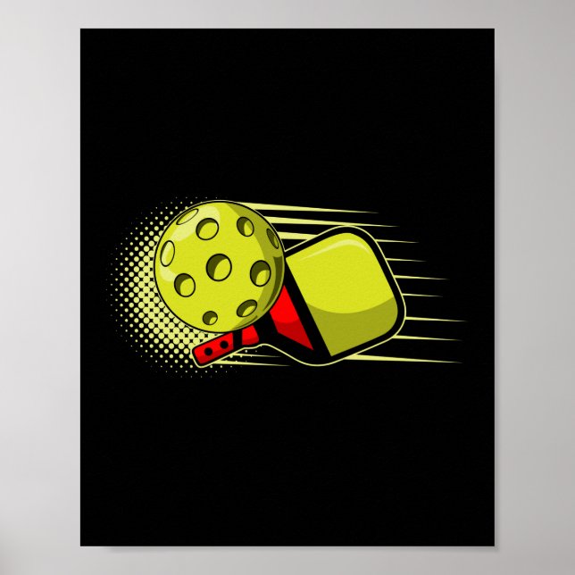 Poster Pickleball Paddle (Devant)
