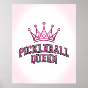 Poster Pickleball Queen