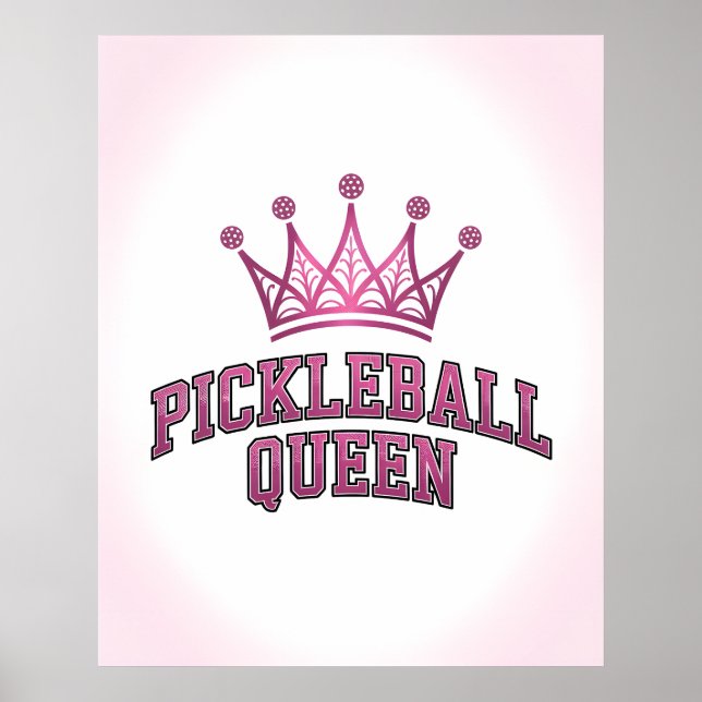 Poster Pickleball Queen (Devant)