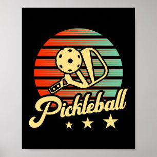 Poster Pickleball vintage