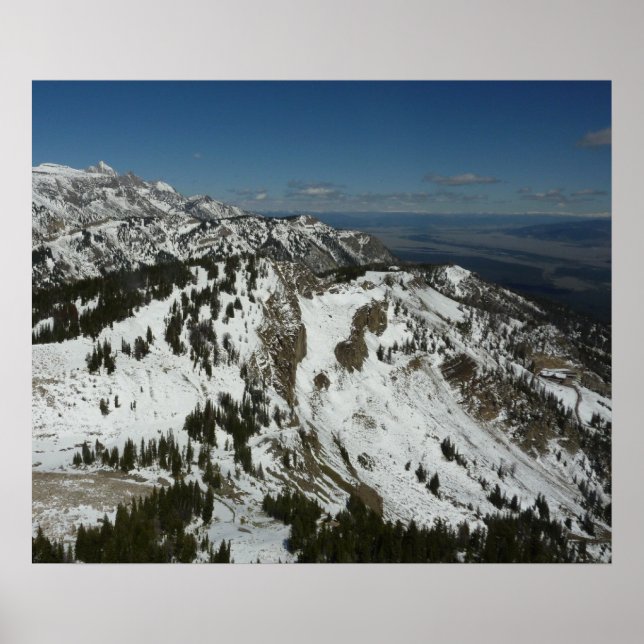 Poster Pics neigeux des monts Grand Teton I Photographie (Devant)