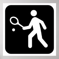 Pictogramme de tennis Racquetball