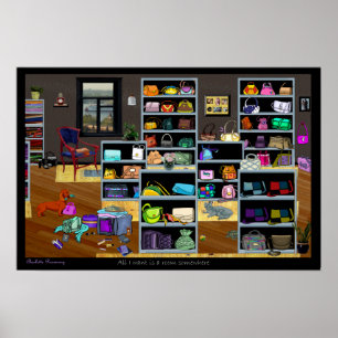 Poster Pièce 22,5 x 15 de bourses