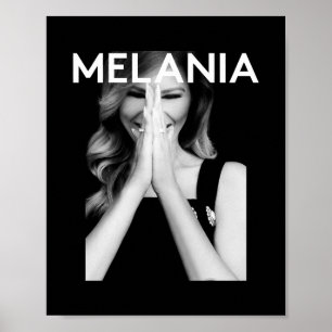 Poster Pièce de monnaie mème crypto Melania