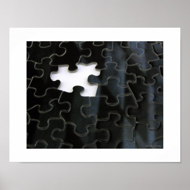 Poster Pièce de puzzle manquante (Devant)