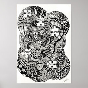 Poster Pièce du puzzle absente