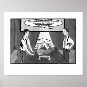 Poster Pièce En Coton De Peter Dans Les Poignées, Échelle