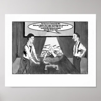 Poster Pièce En Coton De Peter Dans Les Poignées, Échelle