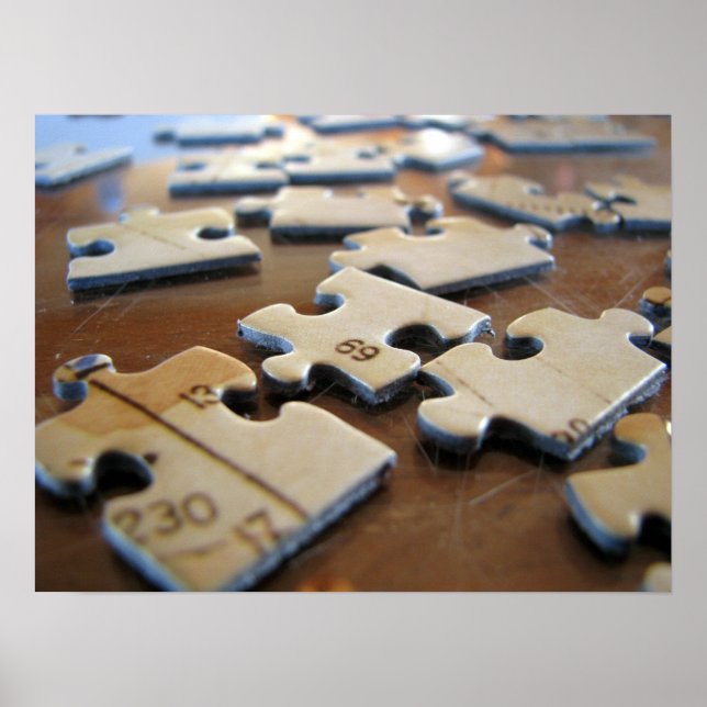Poster Pièces de puzzle (Devant)