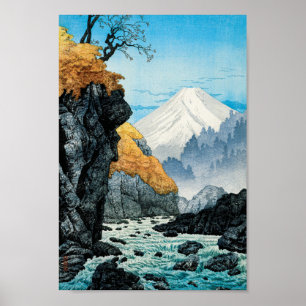 Poster Pied du mont Ashitaka (1932) par Hiroaki Takahashi